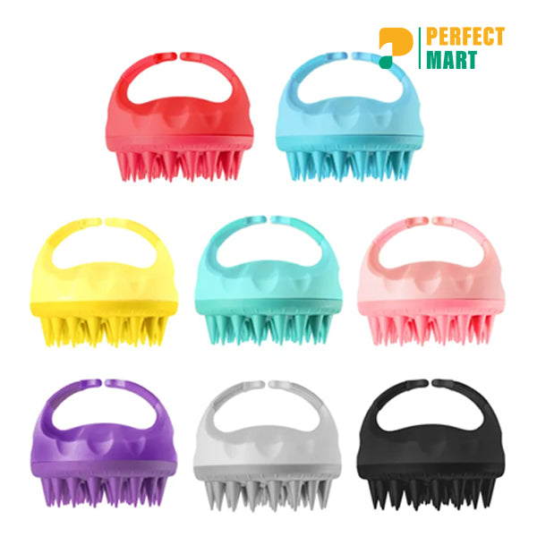Silicone Hair & Scalp Shampoo Massager - 1pc