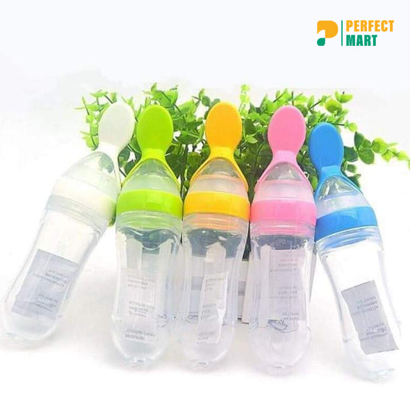 Silicone Spoon Feeder Hard Spoon 90 ML - 1pcs
