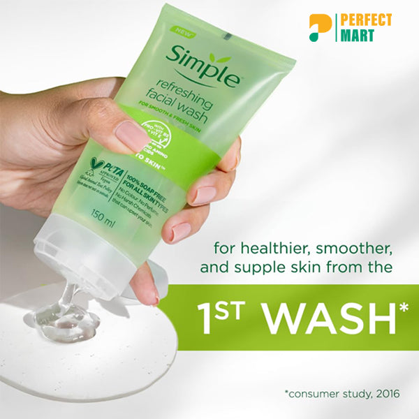 Simple Skin Refreshing Facial Wash Gel – 150ml