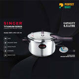 Singer Pressure Cooker 6.5Ltr - SRPC-SPE-6.5I-SS