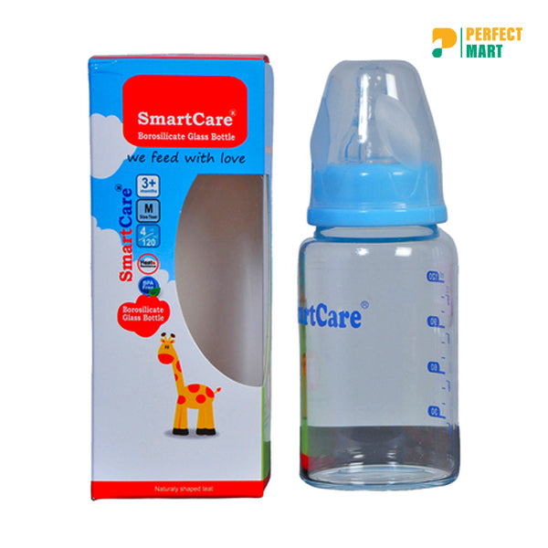 Smart Care Borosilicate Glass Bottle 120ml