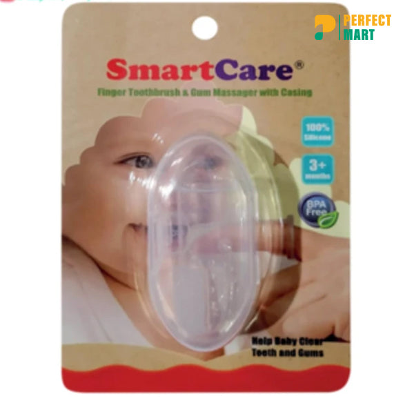 Smart Care Silicone Baby Finger Toothbrush 3 Months+( SC-FTB001)