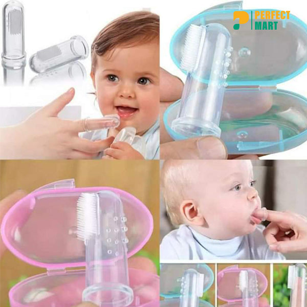 Smart Care Silicone Baby Finger Toothbrush 3 Months+( SC-FTB001)