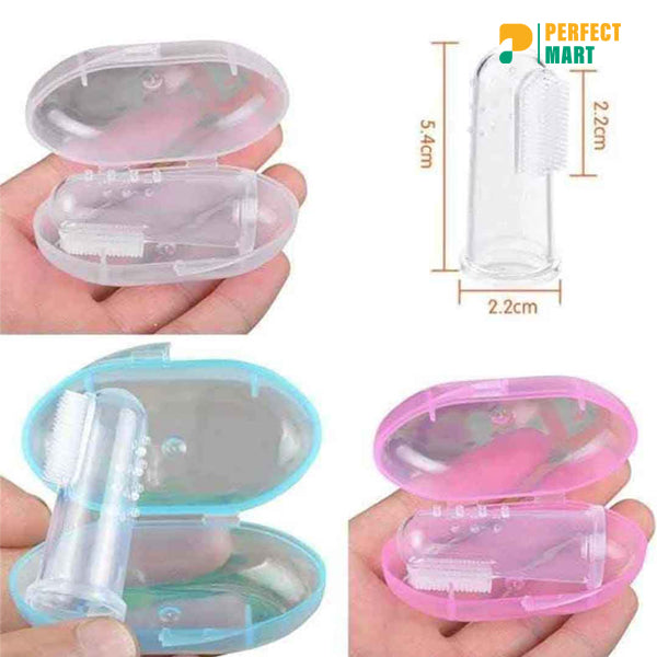 Smart Care Silicone Baby Finger Toothbrush 3 Months+( SC-FTB001)