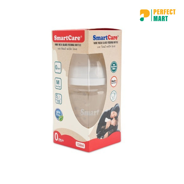 Smart Care Wide Neck Glass Feeder 5oz - SC-FBW-02