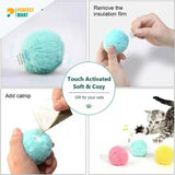 Smart Interactive Catnip Training Ball with Animal Chirping Sound