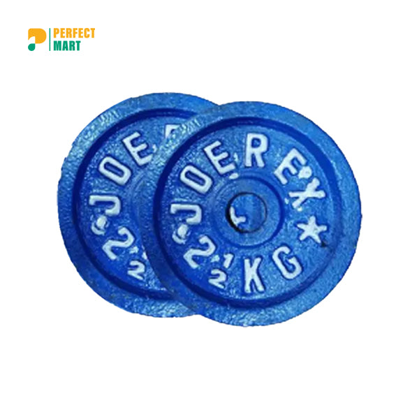 2.5kg Dumbbell Plate 2 Pcs - Blue