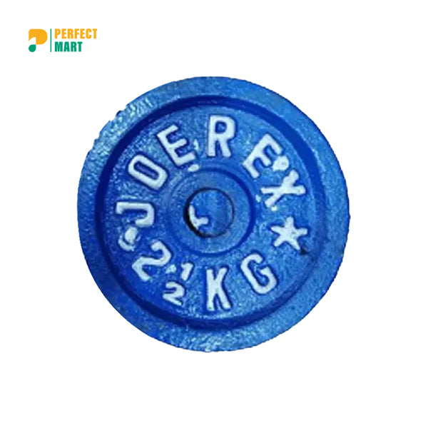 2.5kg Dumbbell Plate 4 Pcs - Blue