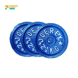 2.5kg Dumbbell Plate 4 Pcs - Blue