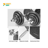 Sports House Dumbbell And Barbell Set 20kg - Black And Silver