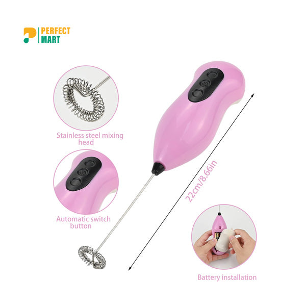 Stainless Steel Hand Coffee Mixer - Drink Frother