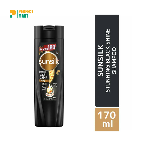 Sunsilk Stunning Black Shine Shampoo 180(±)10ml