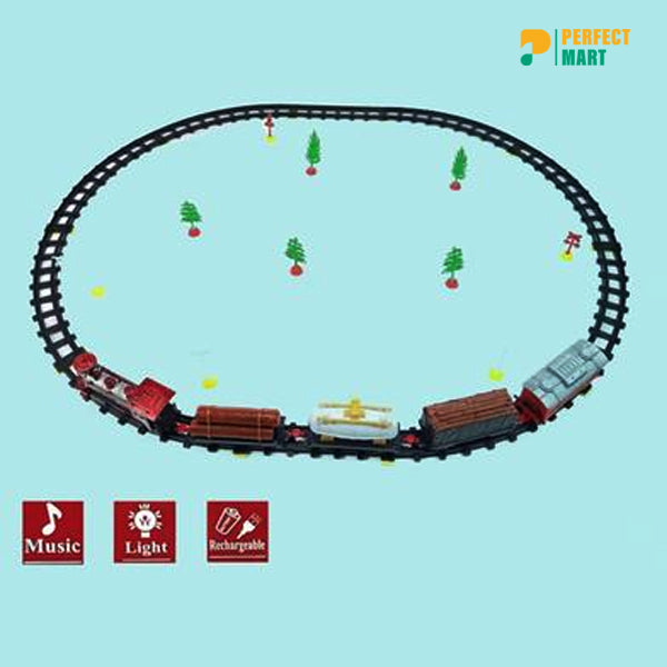 Train and Toy Train Classical Express Train Track Set Toy