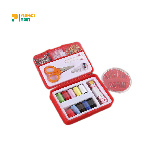 Travel Sewing Box With Color Needle Threads