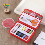 Travel Sewing Box With Color Needle Threads