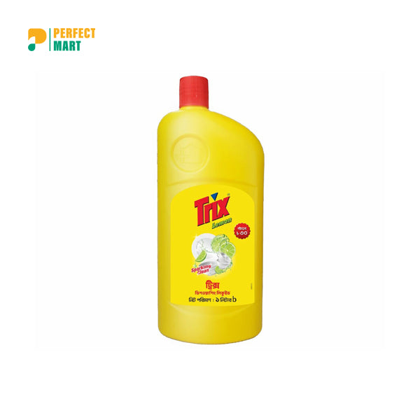 Trix Lemon Dish Washing Liquid- 1Ltr
