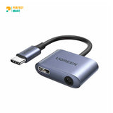 UGREEN CM231 (60164) 2-in-1 USB C to 3.5mm Adapter