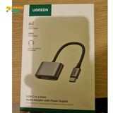 UGREEN CM231 (60164) 2-in-1 USB C to 3.5mm Adapter