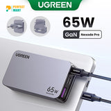 UGREEN Nexode Pro 65W 3-Port GaN Ultra Slim Fast Charger 15817