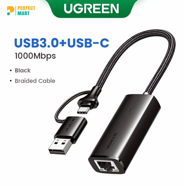 Ugreen USB-C/USB-A LAN Card CM650 (15638)
