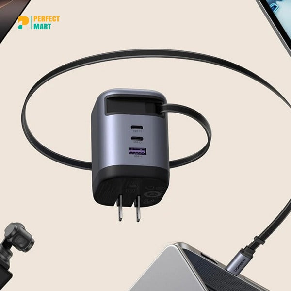 Ugreen X606 Nexode 100W GaN USB C Retractable Charger