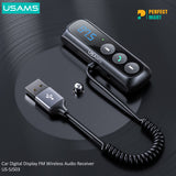 USAMS SJ503 Car Digital Display FM Audio Receiver