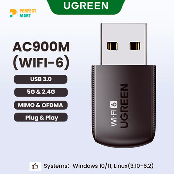 Ugreen CM762 (AX900) USB WiFi 6 Adapter