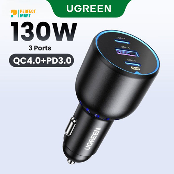 Ugreen 130W Fast Quick Car Charger USB Type C CD293 (90413)