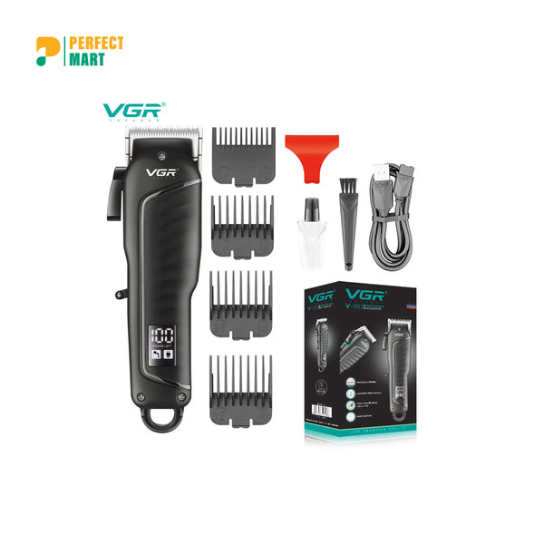 VGR V-683 Cordless Hair Clipper With Taper Lever Adjustment For Men