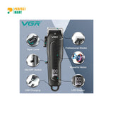 VGR V-683 Cordless Hair Clipper With Taper Lever Adjustment For Men