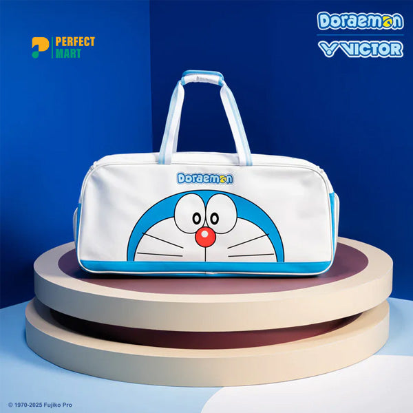 VICTOR Doraemon Rectangular Bag [White-Hawaiian Blue]