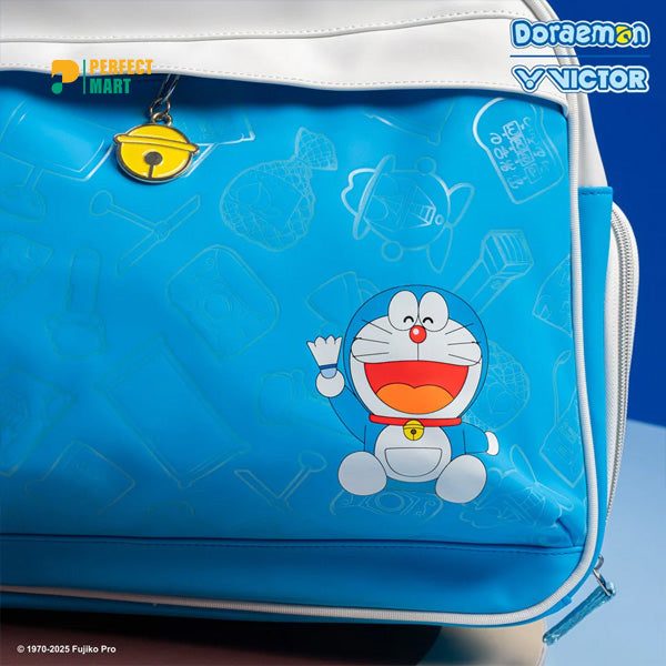 VICTOR Doraemon Rectangular Bag [White-Hawaiian Blue]
