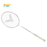 Victor Auraspeed 77F I Unstrung Badminton Racket [Pink]