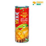 Vinut 100% Mango Juice Can 230ml Vietnam