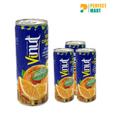 Vinut 100% Orange Juice Can 230ml Vietnam