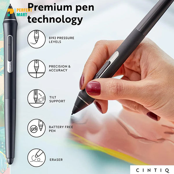 Wacom DTK-1660 Cintiq 16 Inch FHD Pen Graphics Tablet