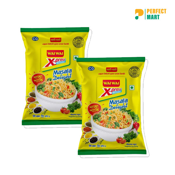 Wai Wai Masala Delight X-Press Noodle 400(±)96gm (Buy 2 Get 1 Free)
