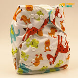 Washable Cloth Diaper Pant For Baby - 2pcs Pad Attach - (0-24 Month) - 1 Pcs