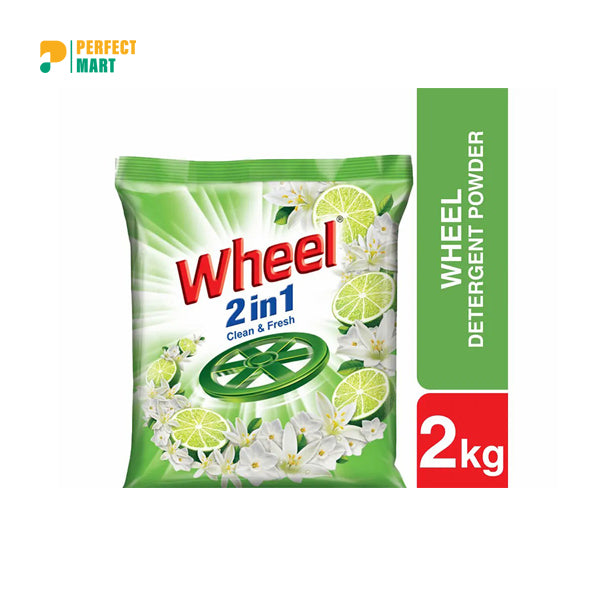 Wheel 2 in 1 Detergent Powder- 2kg