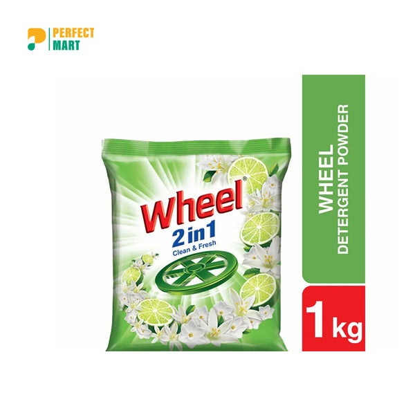 Wheel 2 in 1 Detergent Powder- 1kg