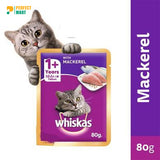 Whiskas Adult Cat Mackerel - 80g Pouch