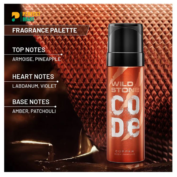 Wild Stone - Code Copper - No Gas Body Perfume - 120ml