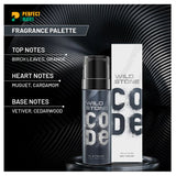 Wild Stone – Code Platinum - No Gas Body Perfume - 120ml