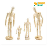 Wooden Man Movable Limbs Doll 5.5 Inch