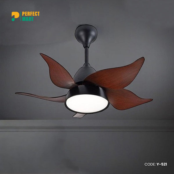 Yamada 38" Dark Brown Underlight Remote Ceiling Fan Y-520