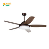 Yamada 52" Walnut Brown Underlight Remote Ceiling Fan Y-501