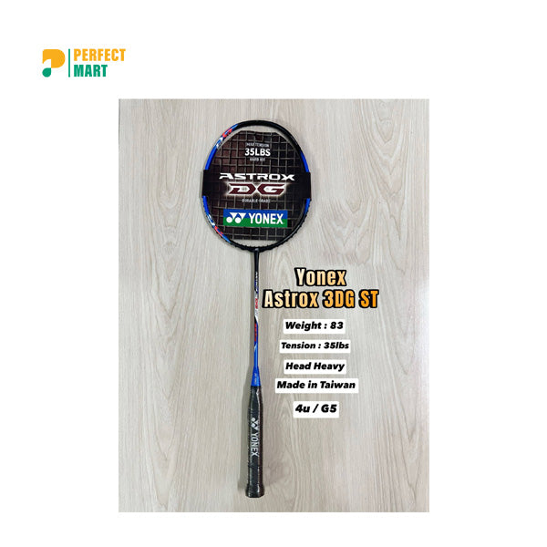 Yonex Astrox 3DG ST Blue Black Badminton Racket (4U-G5)