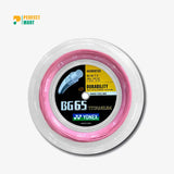 Yonex BG65 TI - 200m Badminton String Reel [Pink]