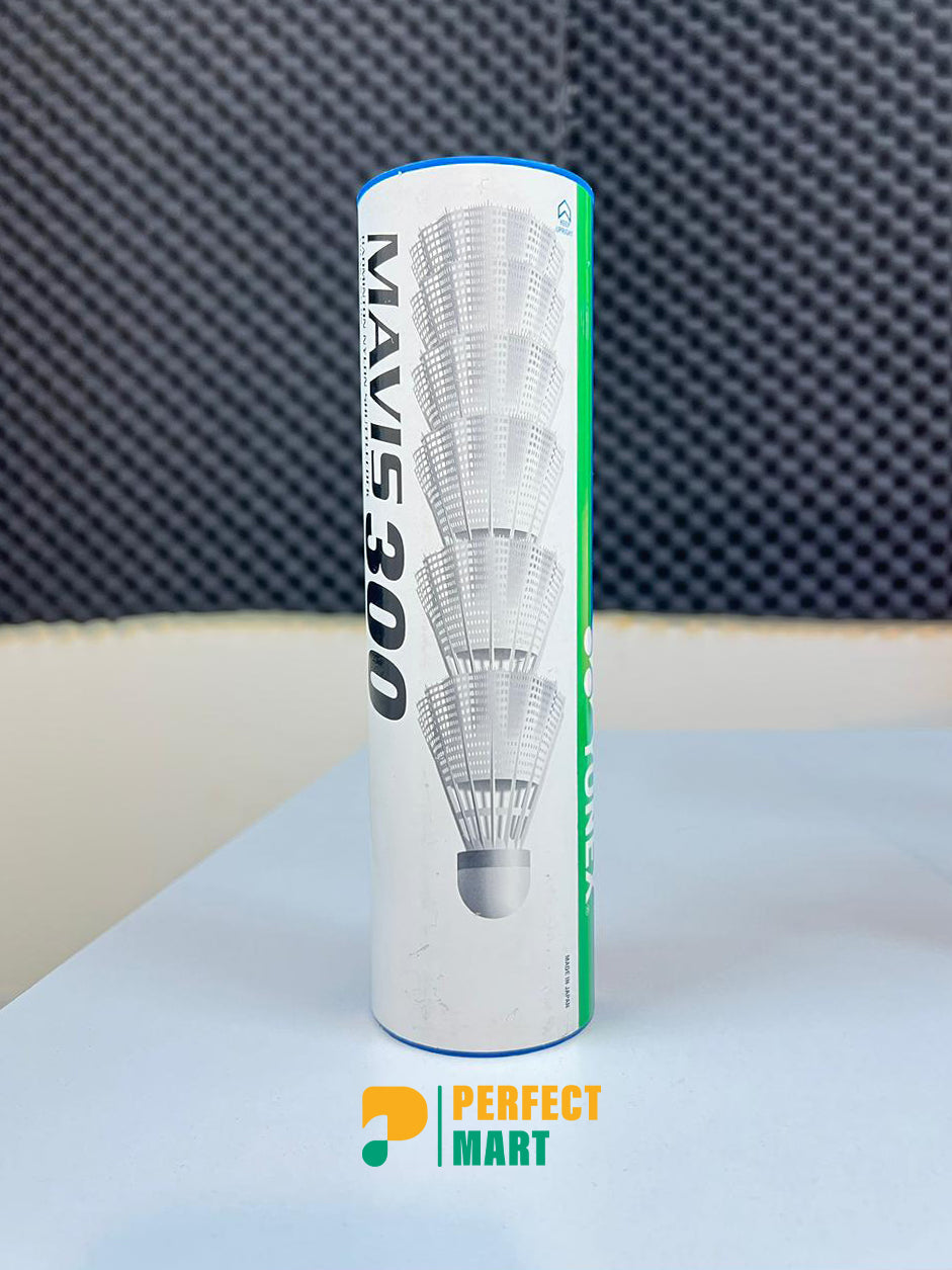 Yonex Mavis 300 Nylon Shuttlecock (06 Pcs) White