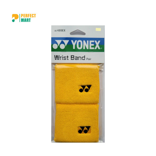 Yonex Wrist Band - AC489EX(2 Pack)[Yellow]